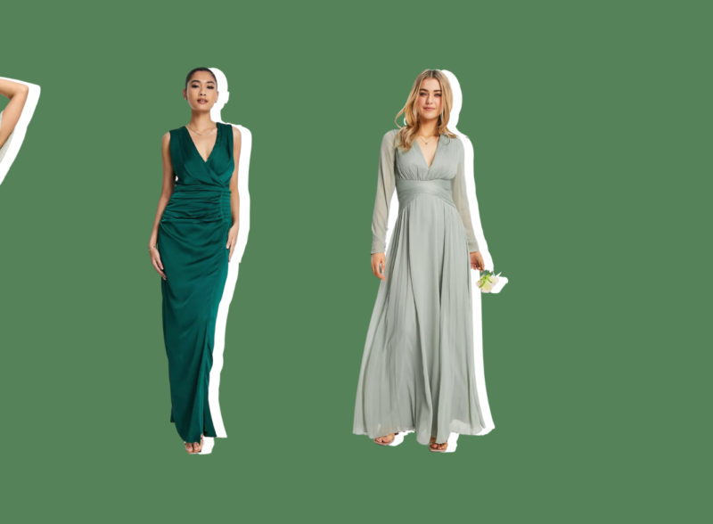 sage green bridesmaid dress