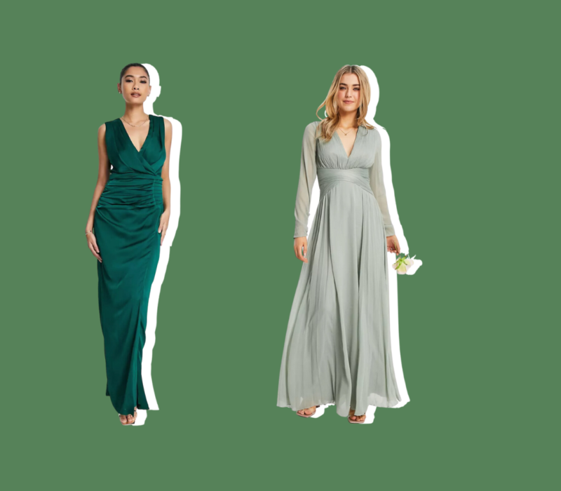 sage green bridesmaid dress