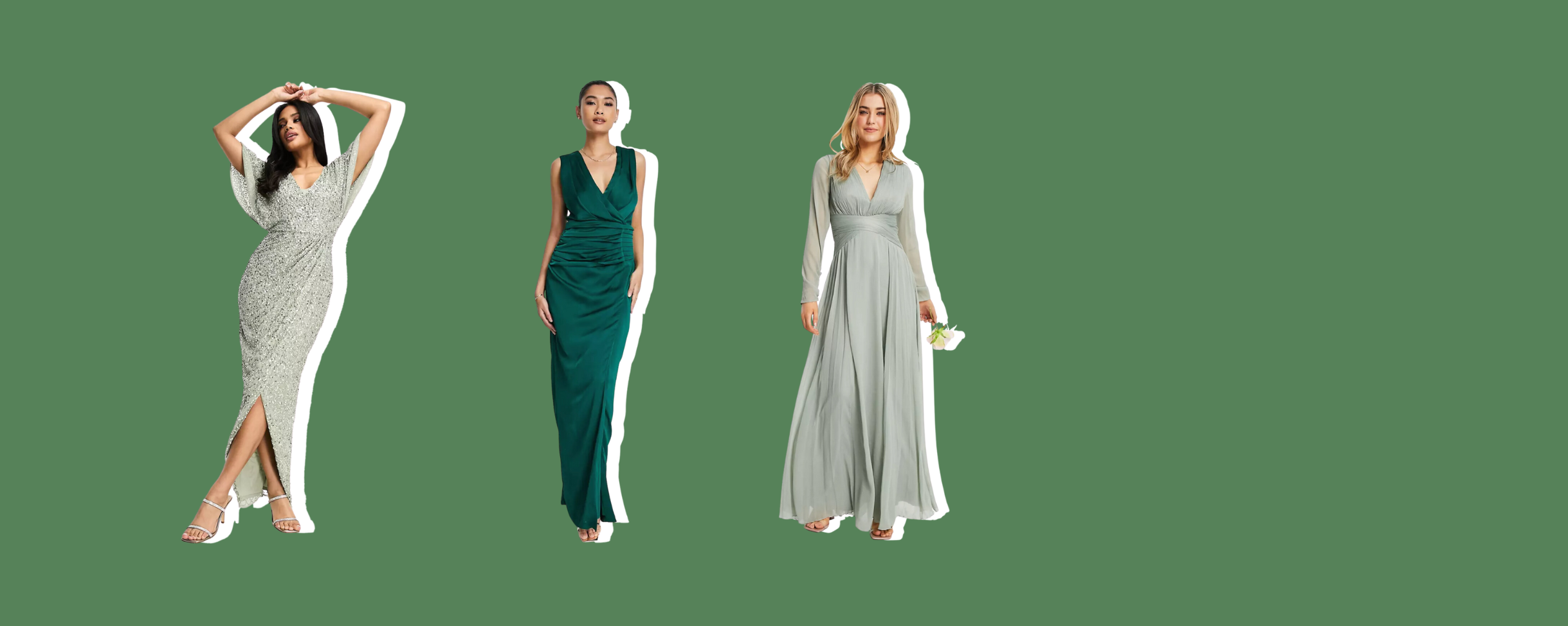 sage green bridesmaid dress