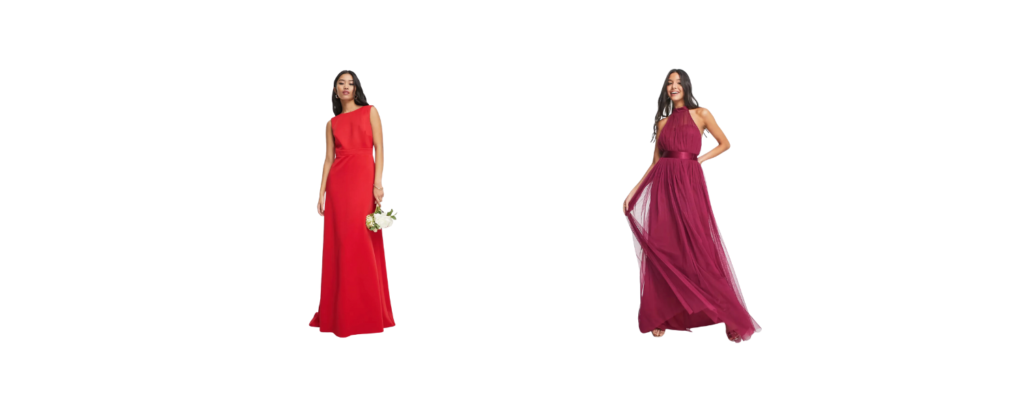 red bridesmaids dresses 
bridesmaid dress
maid of honour dress 
maid of honor dress 